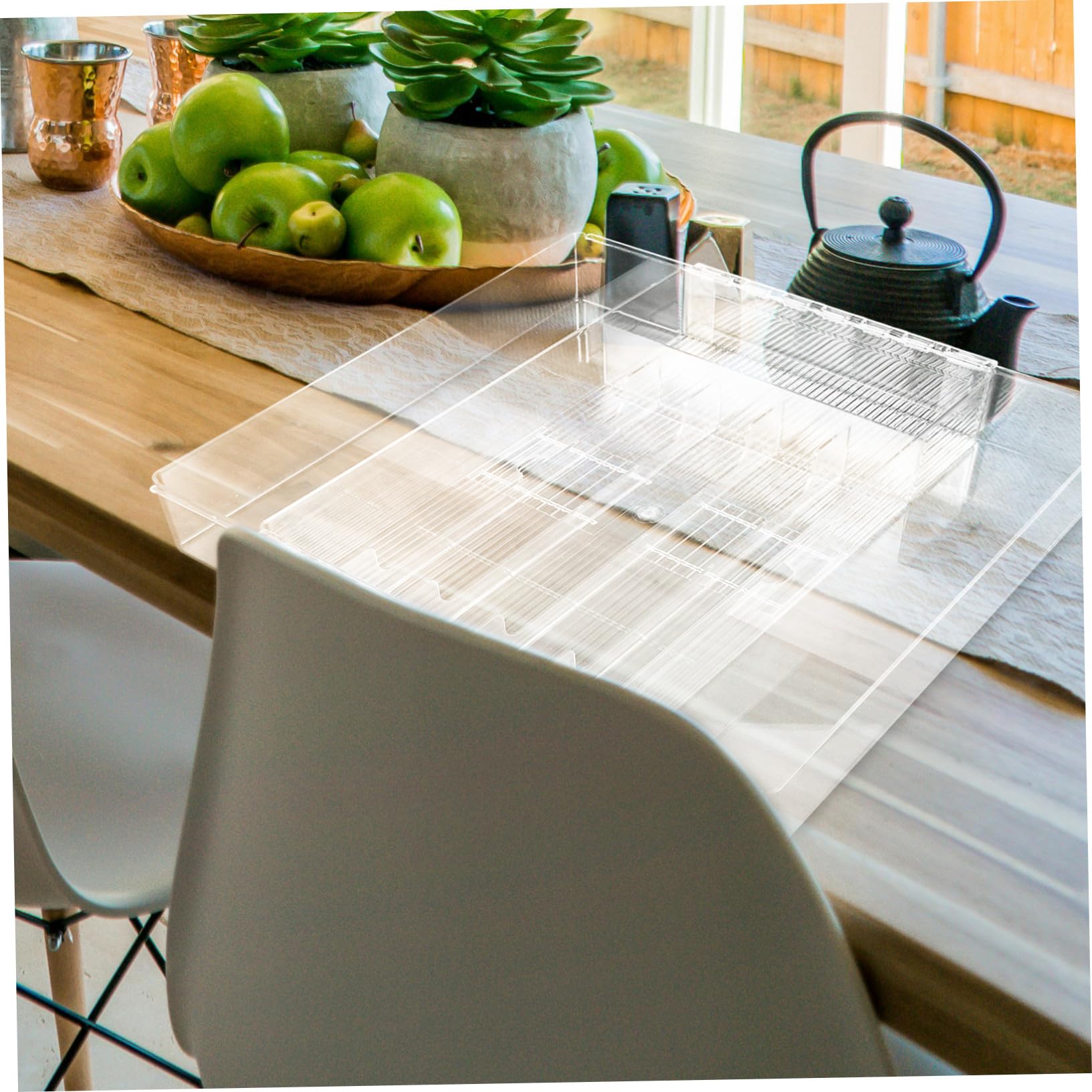Homoyoyo Bandeja Organizadora Extensible para Cubiertos y Utensilios de Acrílico Compartimentos Múltiples para Cajones y Baño, Resistente y Funcional