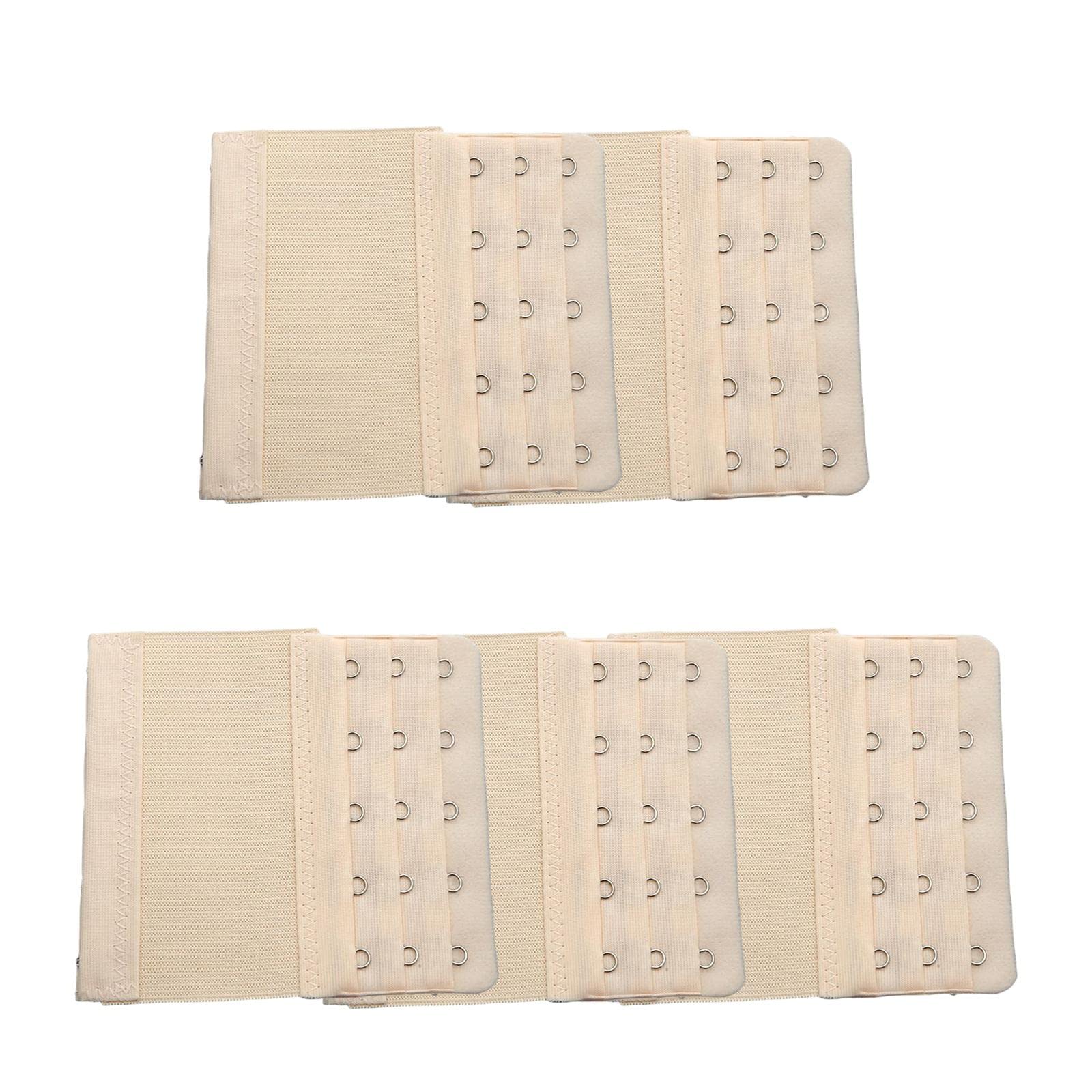 snappsy 5X Bra Extender Strap Comfortable 5 Hooks Extender Bra Band for Women Lady Free Size Light Skinned Multicolour-picture-33