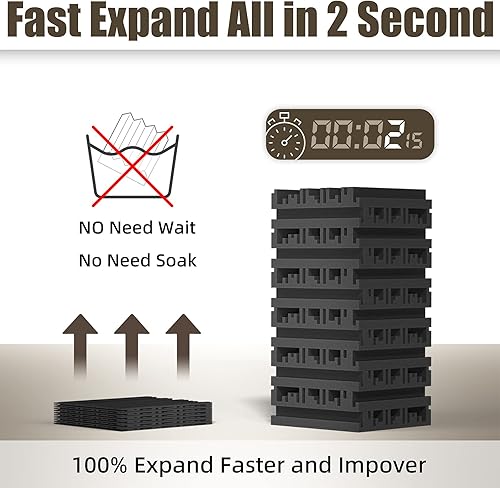 Miniatura 4 de Paquete de 12 paneles de espuma autoadhesivos a prueba de sonido, paneles acústicos de 12 x 12 x 2 pulgadas con alta densidad, espuma decorativa