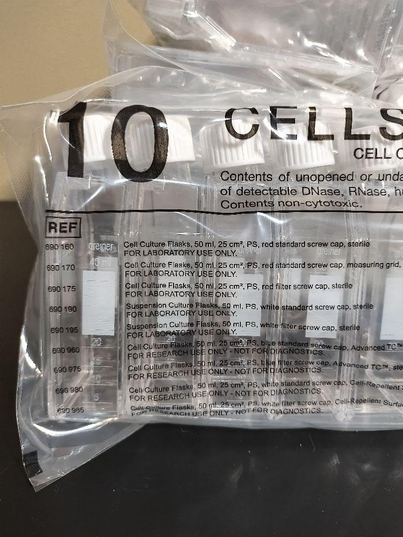 アズワン greiner bio-one 培養フラスコ 40ml×100本セット アズワン