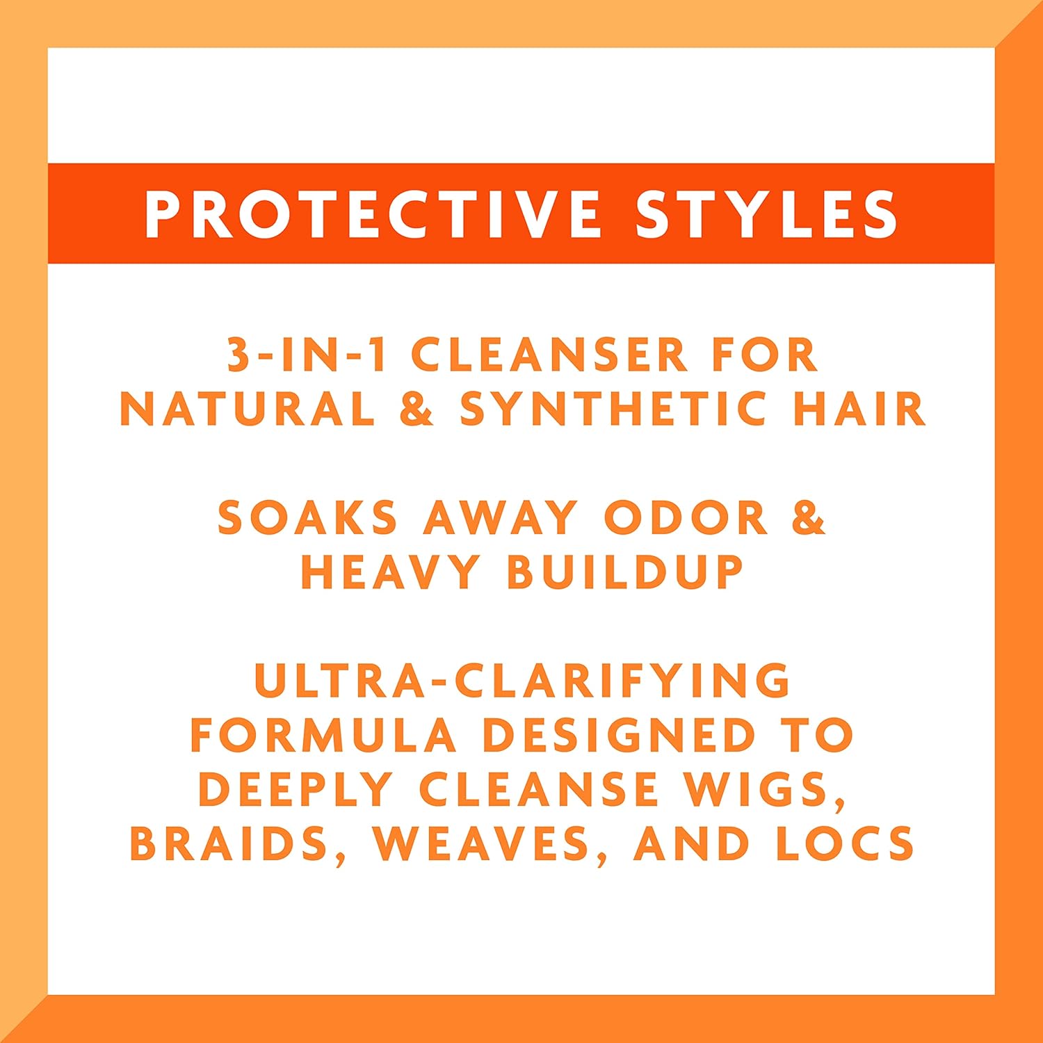 Cantu Protective Styles by Angela Hair Bath & Cleanser with Apple Cider Vinegar & Aloe, 10 Ounce