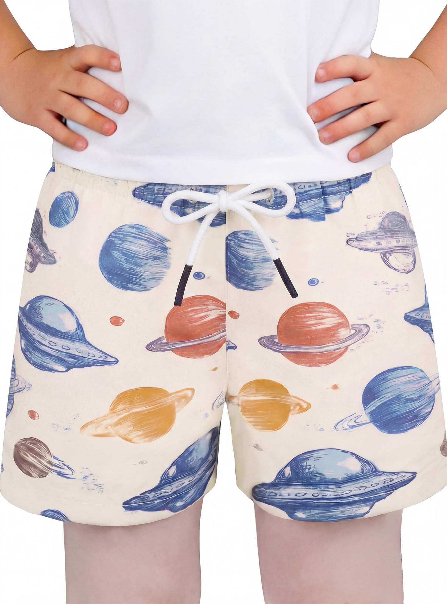 BliBliTaTa Jungen Badeshorts Schnelltrocknend mit Stretch-Kompressionsfutter, Strandshorts für Kleinkinder, Größe 2 Jahre bis 6 7 8 10 12 14 16