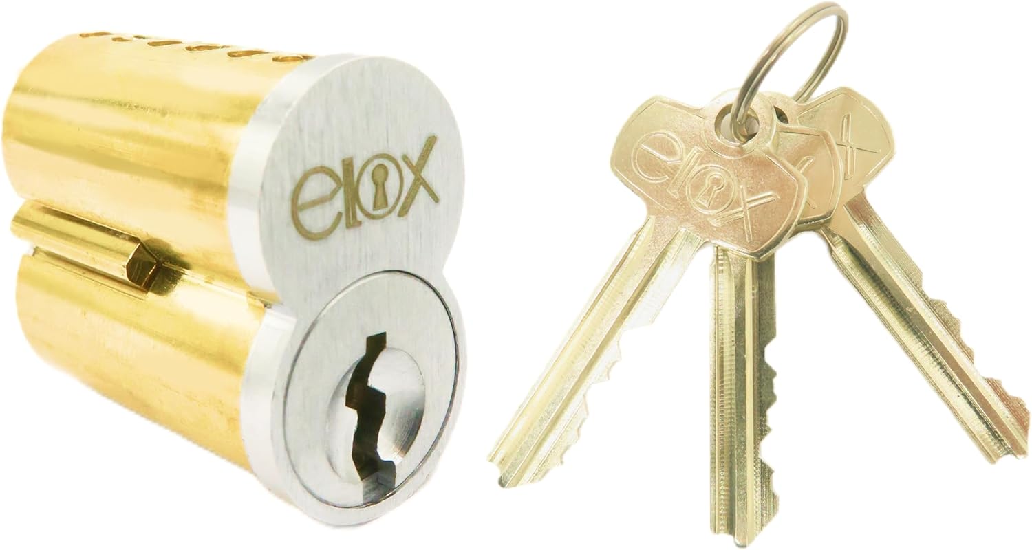 elox SFIC IC Core Cylinder Fits Stanley, Dorma Kaba, Arrows, Best, Falcon Standard, Best A Keyway,6 pins