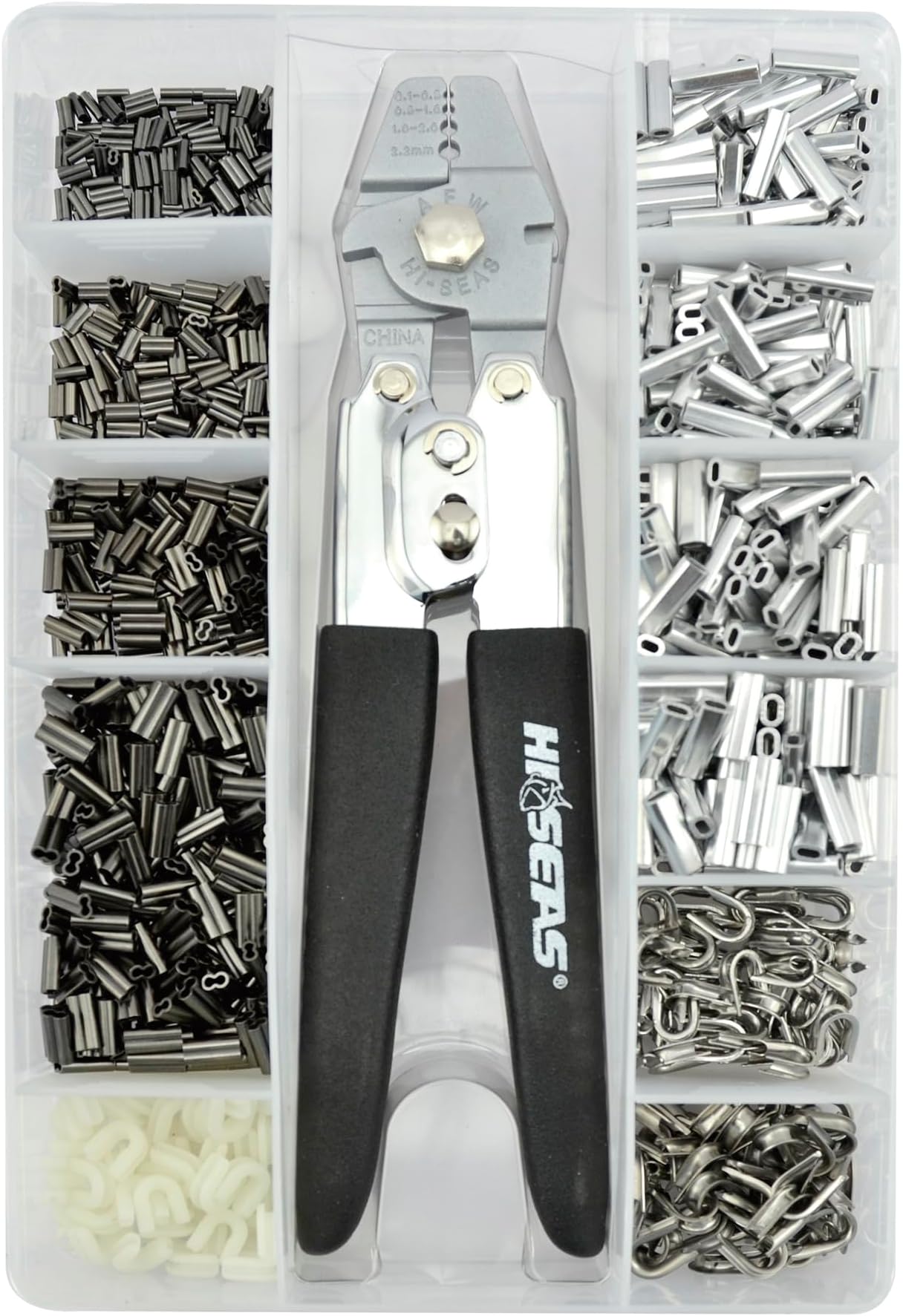 Tackle Rigging Kits – Complete Fishing Rigging Set with Crimping Tools, Crimp Sleeves, & Storage Box for Saltwater & Freshwater Fishing, Leader Rigging, & Lure Making Supplies