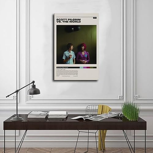 Miniatura 3 de KEZONO Scott - Póster de la película "Pilgrim Vs The World" 7, póster de lienzo para decoración de pared, pintura para sala de estar, dormitorio,