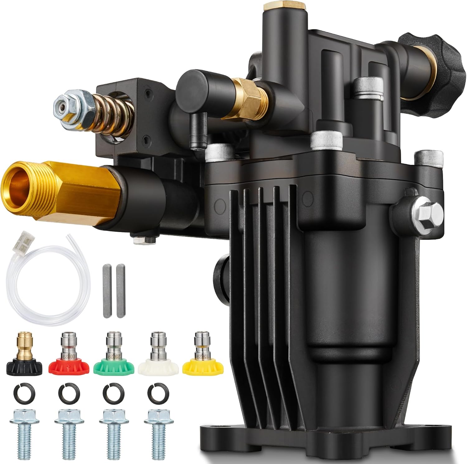 Pressure Washer Pump 3/4" Shaft Horizontal Max 3500 PSI 2