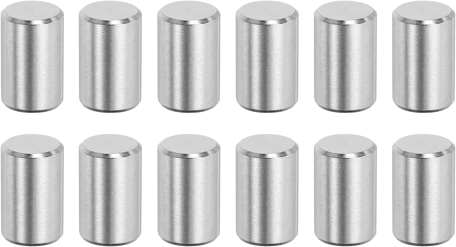 sourcing map 32Pcs M10 x 16mm Dowel Pin, 304 Stainless Steel Cylindrical Dowel Pins, Shelf Support Pegs Rod Fastener for Cabinet Furniture DIY Installation Industry Mechanical
