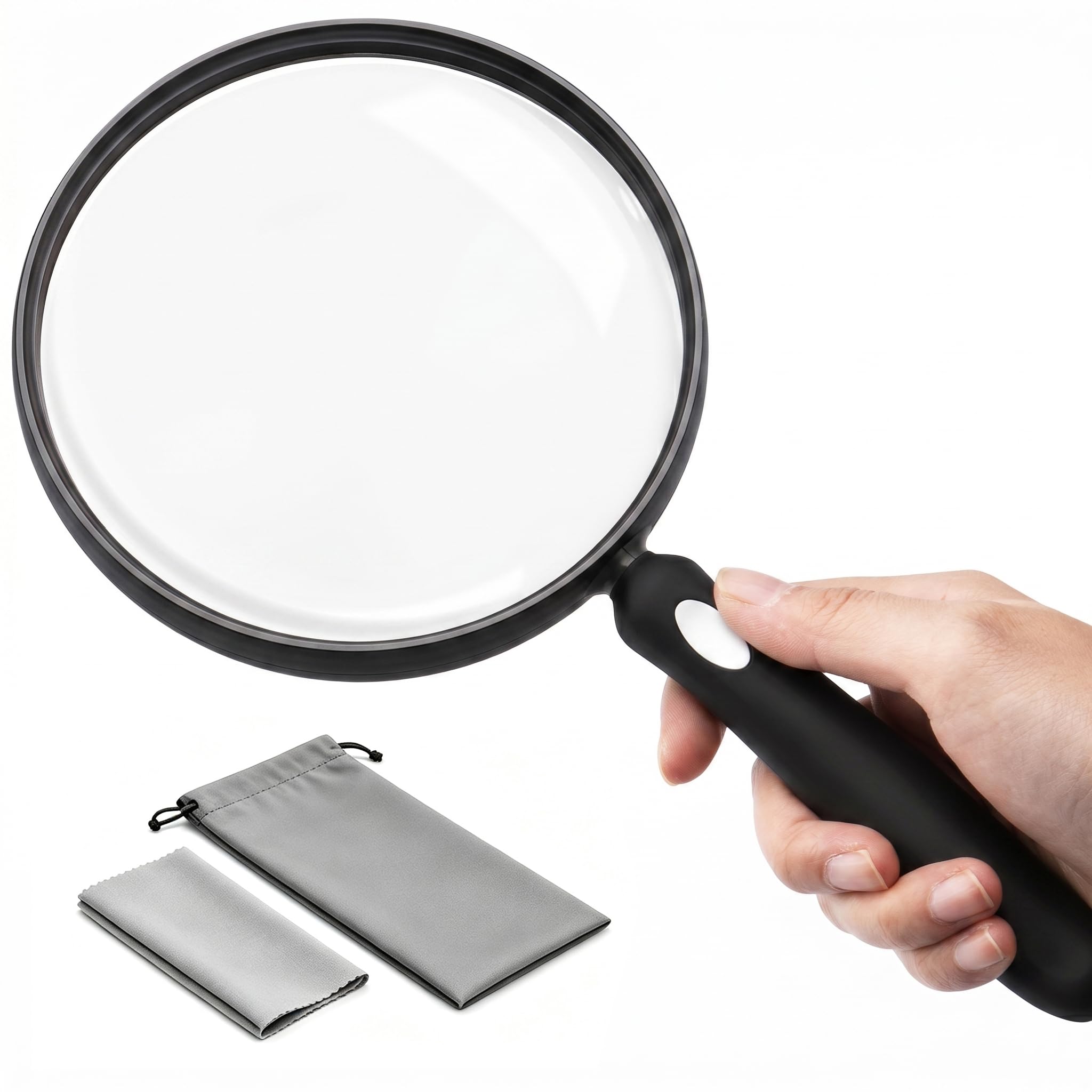 10X Large Handheld Magnifying Glass