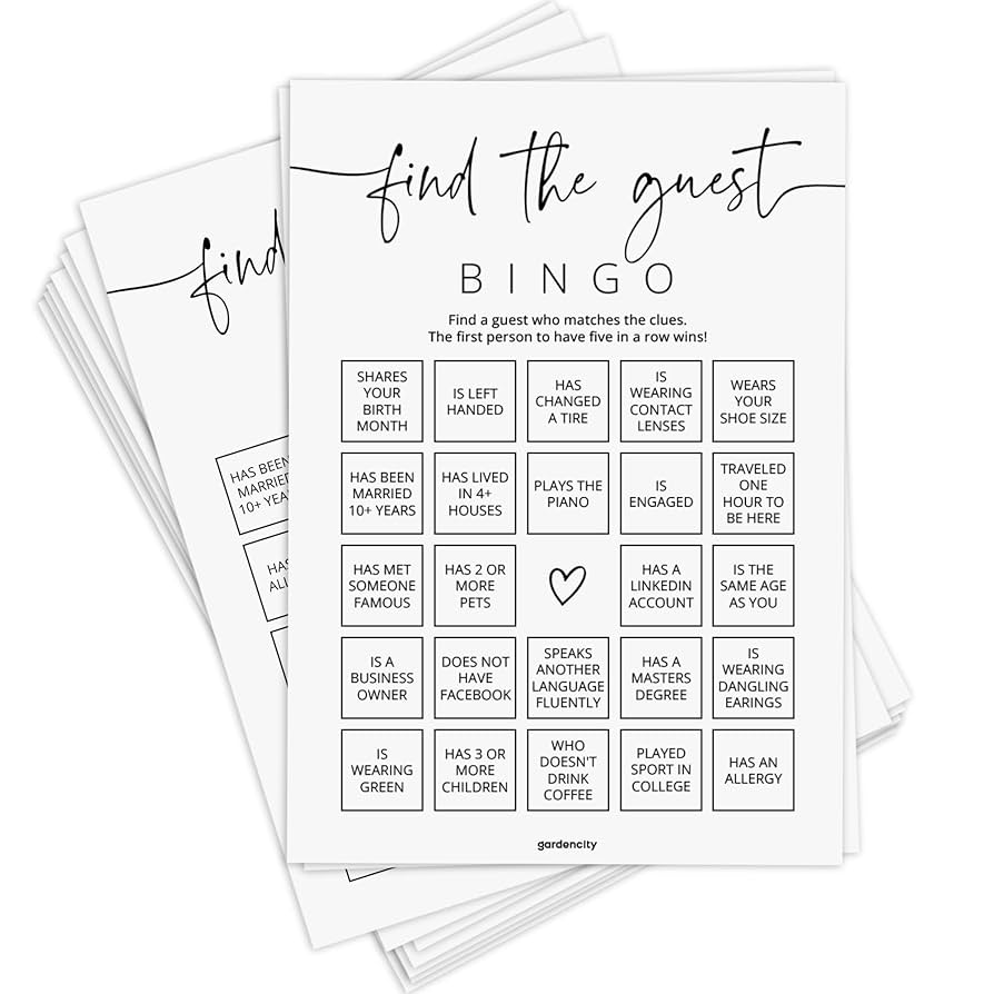 amazon-com-find-the-guest-bingo-game-cards-baby-shower-bingo-game-bridal-shower-games-50-unique-cards-minimalist-home-kitchen for Find The Guest Free Printable Amazon.com: Find The Guest Bingo Game Cards, Baby Shower Bingo Game, Bridal Shower Games, 50 Unique Cards, Minimalist : Home & Kitchen for Find The Guest Free Printable