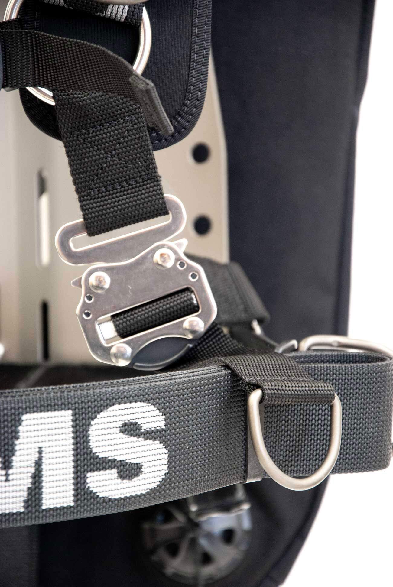 OMS Dive Backplate w/Comfort Harness System III (Stainless-Steel)