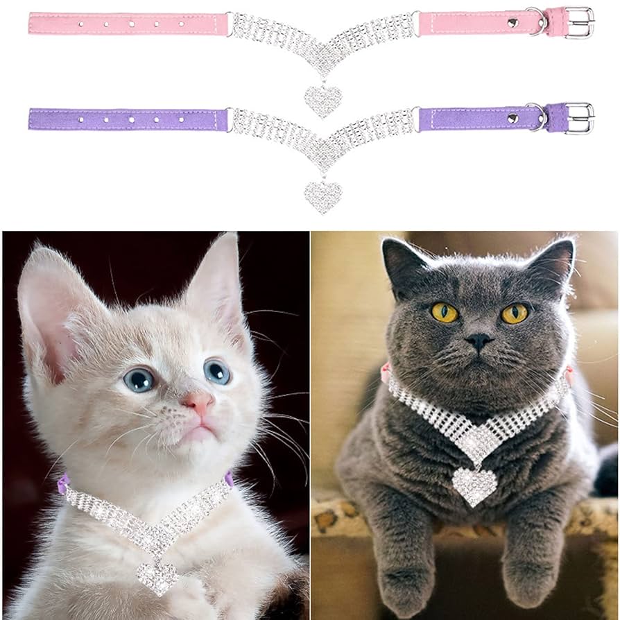 Amazon | Yurika 犬 首輪 猫 首輪 かわいいネックレス 軽量