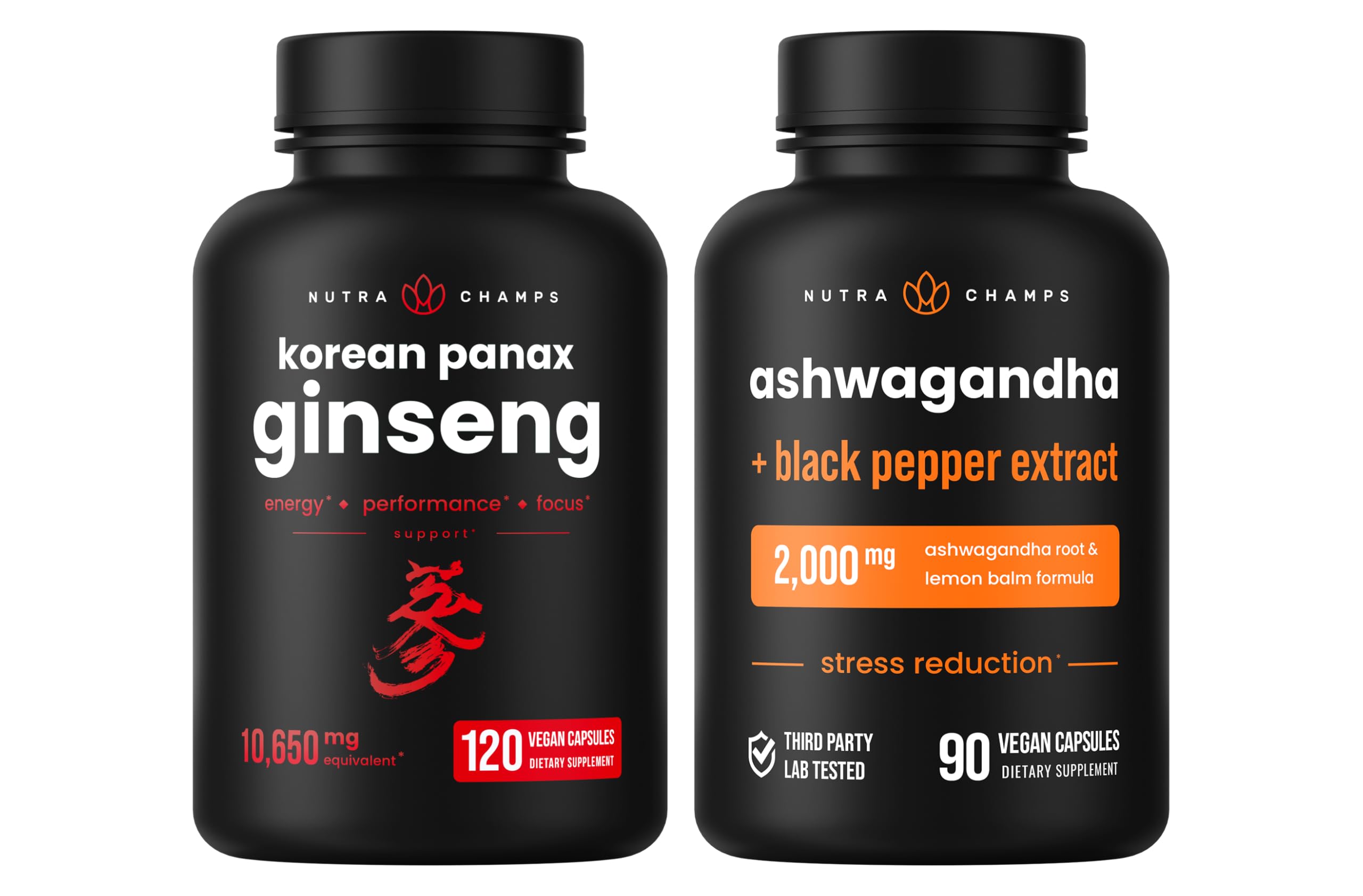 Amazon.com: NutraChamps Korean Ginseng Capsules and Ashwagandha