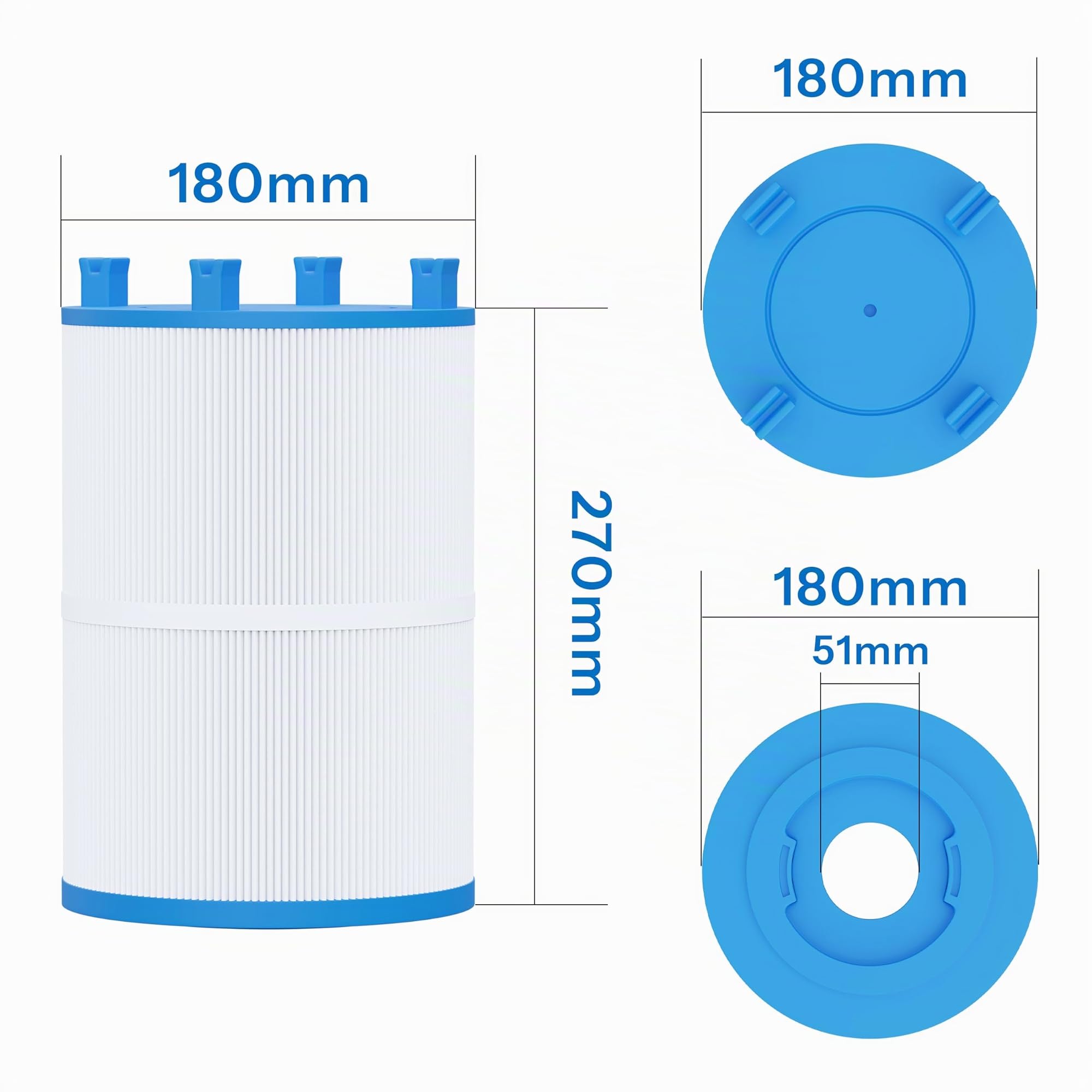 Cartouche Filtrante Spa Compatible avec Dimension One Spa, 2PCS