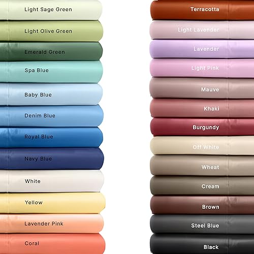 Miniatura 5 de CGK Unlimited - Sábana bajera ajustable, se adapta a colchones de hasta 16 pulgadas, extrasuave, sin arrugas, transpirable, tamaño matrimonial,