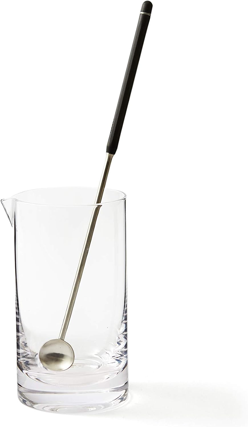 Rabbit Cocktail Spin Spoon with Rotating Handle - Mix Craft Cocktails with Precision, Barware Essential for Stirring Spirit-Based Drinks Without Dilution or Ice Chips - Restaurant or Home Use