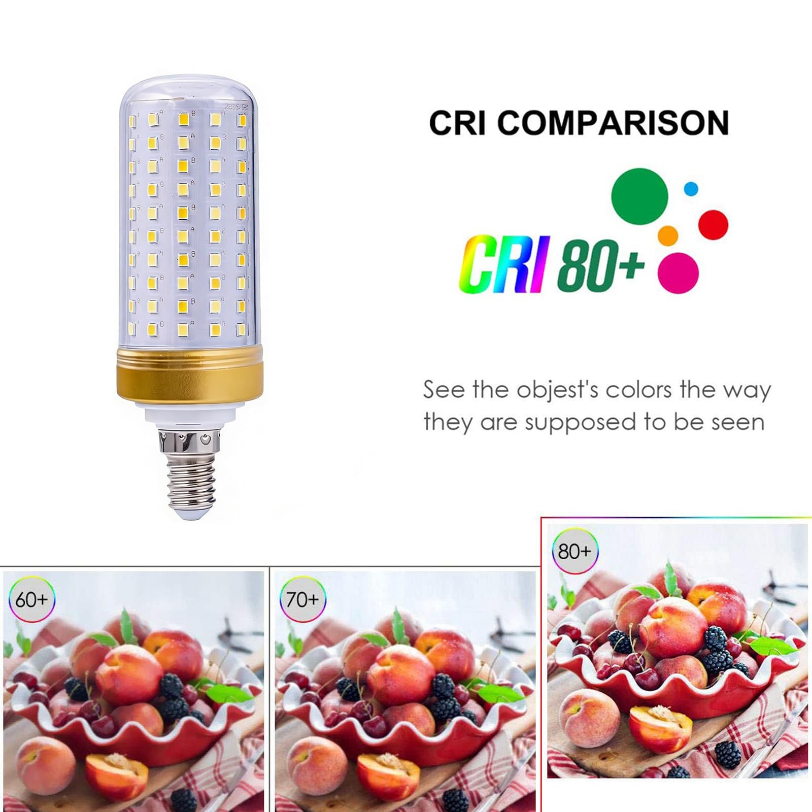 Pack de 8 Bombillas LED E14 No Regulable Con Casquillo Edison Sin Parpadeos (IRC>80) Larga Duración Para Lámparas de Araña Apliques de Pared Lámparas de Techo(Natural White 4000K,25W)