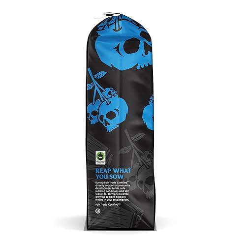 Vista 6 de Death Wish Coffee, Comercio justo, café de arándanos molidos, 12 onzas