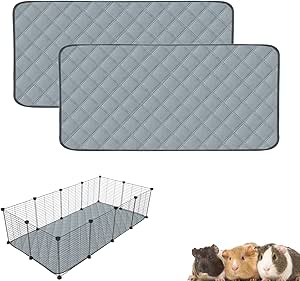Guinea Pig Cage Liners, Guinea Pig Bedding Super Absorbent, Washable