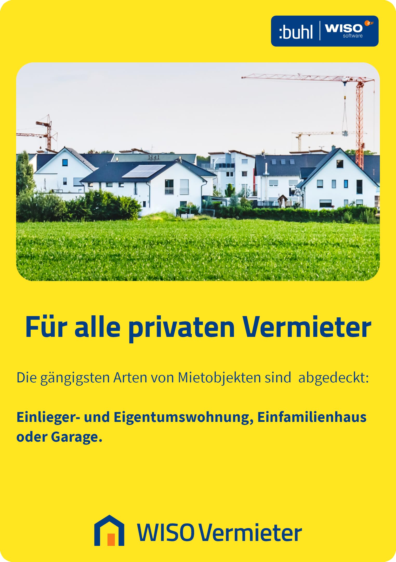 WISO Vermieter 365 | Aktuelle Version | Alle Abrechnungszeiträume | Nebenkosten und Heizkosten korrekt abrechnen | Für private Vermietung | Web-Version inkl. Windows Download |