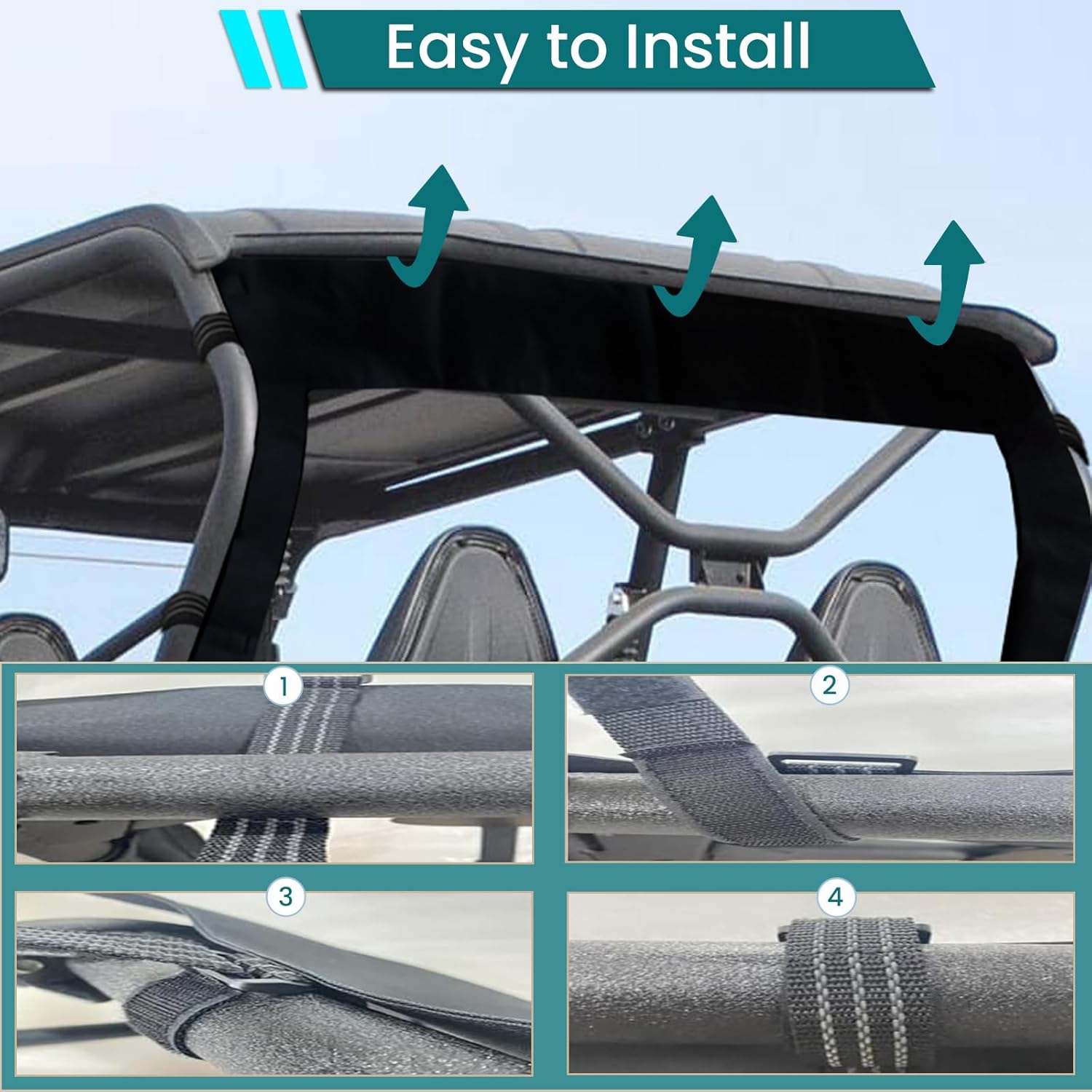 QYMOTO Teryx 800 Rear Window, Soft UTV Rear Windshield Panel Compatiable with Kawasaki TERYX 4 800 Accessories 2013-2023 Stop Wind, Rain Dust and Debris from Back