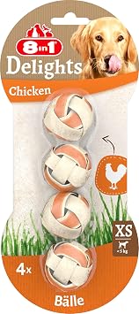 8in1 Delights Ball Top  eklinde Kemik, 36 gr K pek  d l
