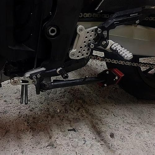 Miniatura 5 de Motorcycle Anti-Slip Foot Side Stand Enlarger Extension Kickstand Pad Plate for Suzuki V-Strom 1000 1050 VSTROM 1050XT (Color  B Red)