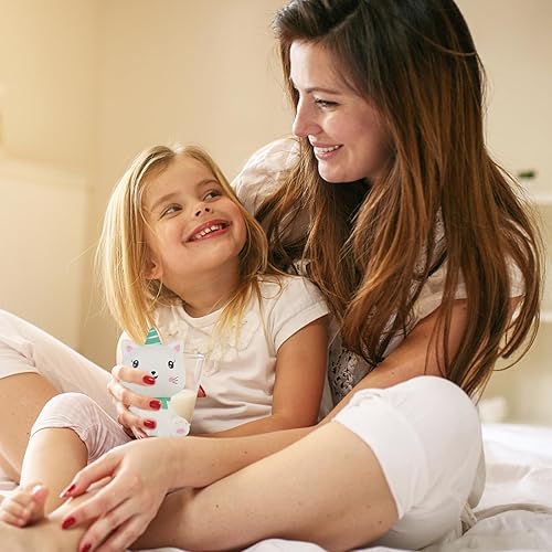 Miniatura 5 de Anboor Juguete de unicornio de 5.1 pulgadas, juguete suave kawaii de animales esponjosos, juguete de levantamiento lento, juguetes de Navidad para