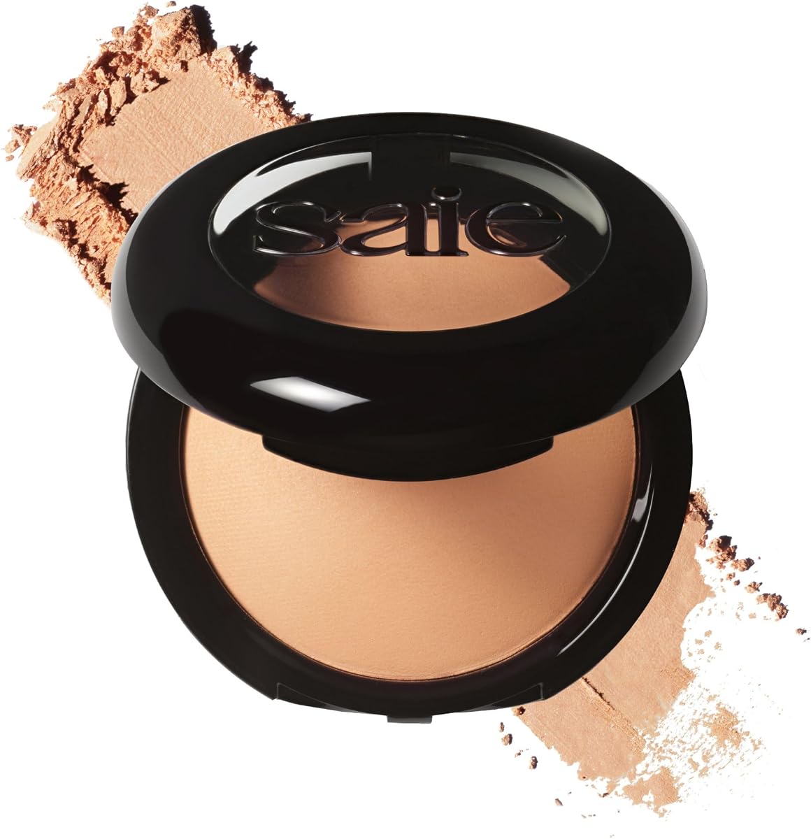 Saie Slip Tint Baked Setting Powder - Translucent Powder for Face Makeup with a Natural-Radiant Finish - Blurs, Brightens & Smooths Complexion - Translucent 3 - Medium to Tan (0.24 oz)