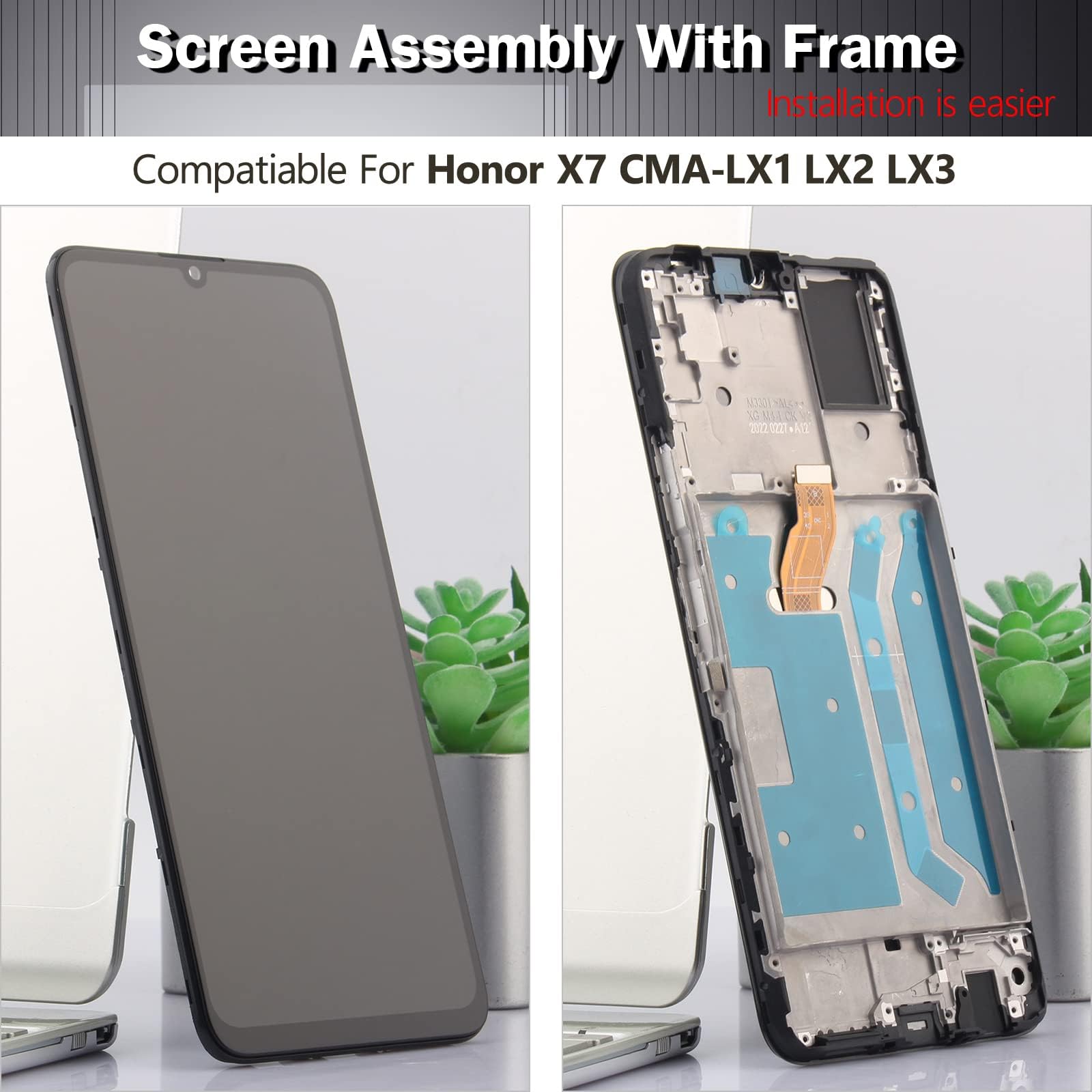 Écran LCD Complet Avec Châssis Pour Huawei Honor X7 / X7 (CMA-LX2, CMA-LX1) - Neuf