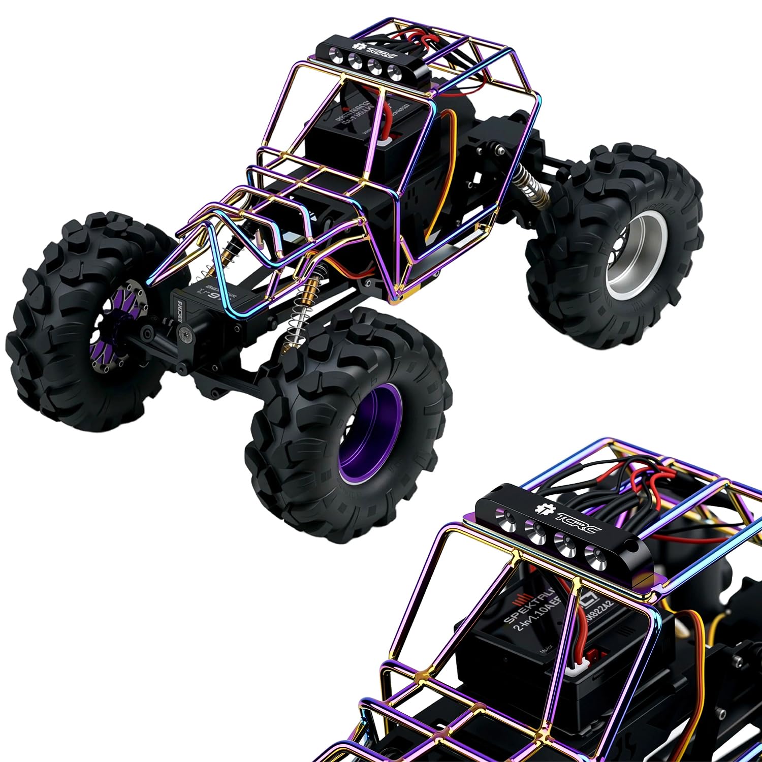 Amazon.com: TCRC Multicolored Metal Roll Cage Body Shell with