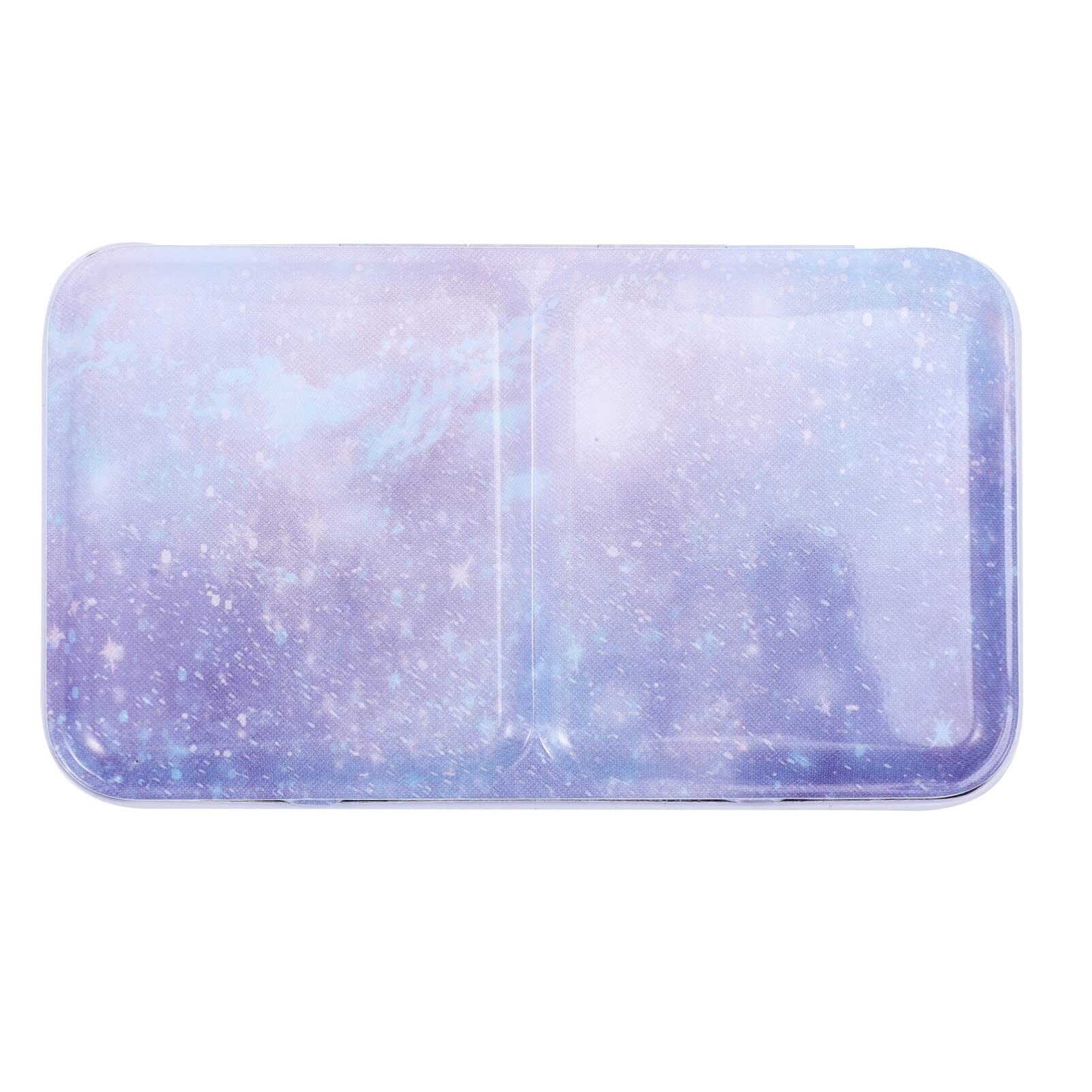 Healifty 1 Caja Juego Caja Pintura Cajas Vacías White Nights Piezas Vacías Acuarelas Cajas Plegables Almacenaje Páginas Viajar Con Cubierta Taza Medidora