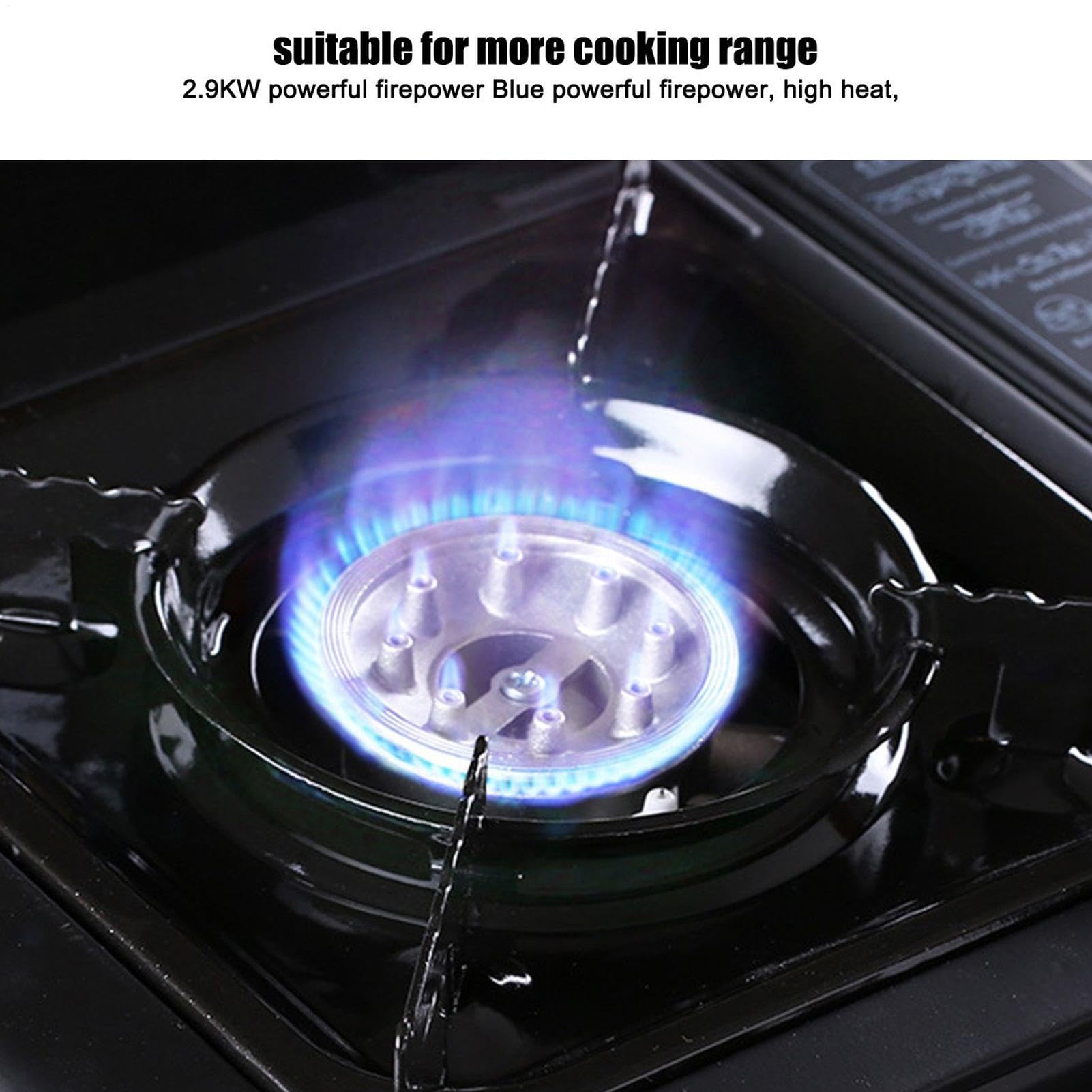 Réchaud de Camping Poêle de Cuisine Portable pour Randonnée et Extérieur