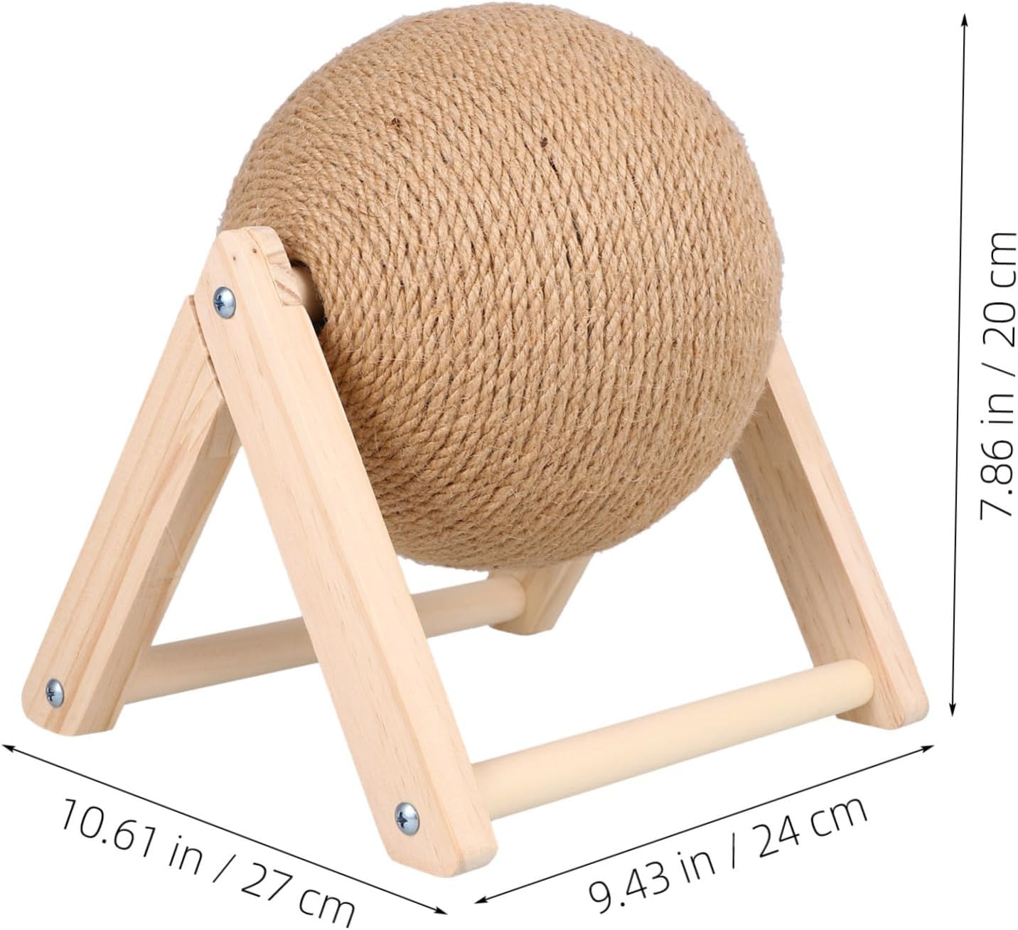 BESPORTBLE Hand-Made Cat Toy Cat Scratching and Plaything for Kittens Lightweight Amusement Toy to Reduce Loneliness for Indoor Use Brown Color