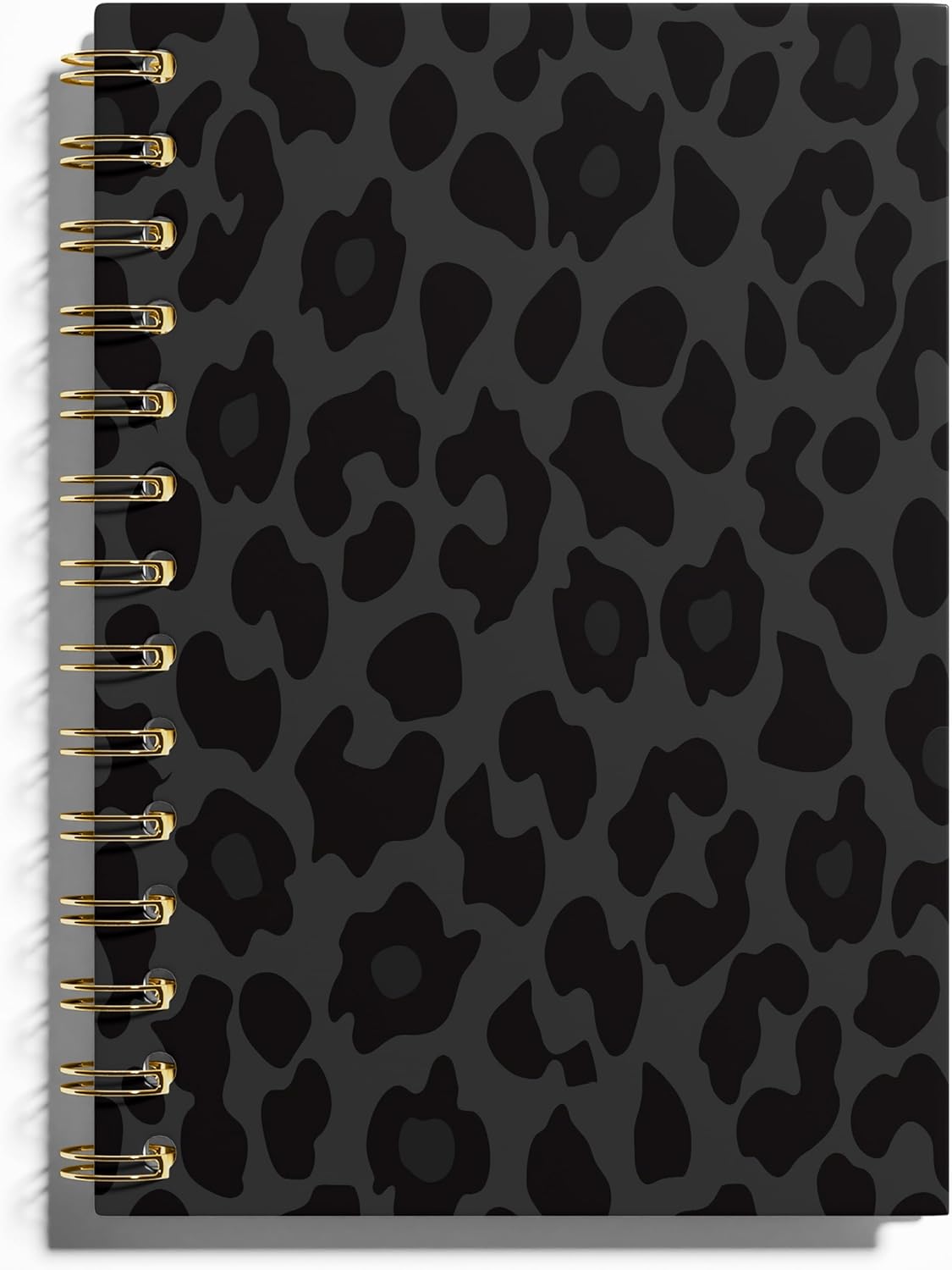 Cheetah Print Notebook - Leopard Notebook, Leopard Print Gifts for Women Journal, Preppy Notebook, Leopard Gifts for Women, Spiral Notebook, 5.5x8.3 Inches