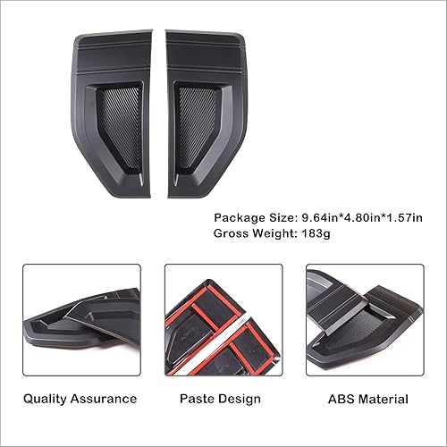 Miniatura 7 de Cubierta de ventilación lateral para guardabarros de automóvil, compatible con Ford Maverick 2022 2023, cubierta de guardabarros lateral para
