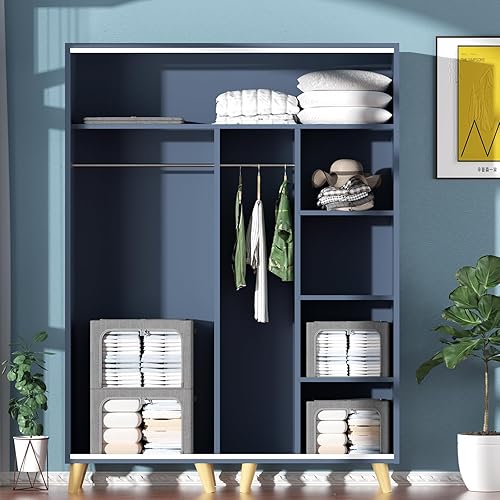 Miniatura 7 de CYhom Paquete de 3 contenedores de almacenamiento plegables, caja de almacenamiento de tela de lino, apilable, organizador de ropa con ventana