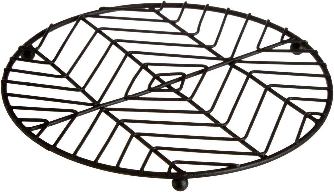 Premier Housewares Trivet, Iron, Black