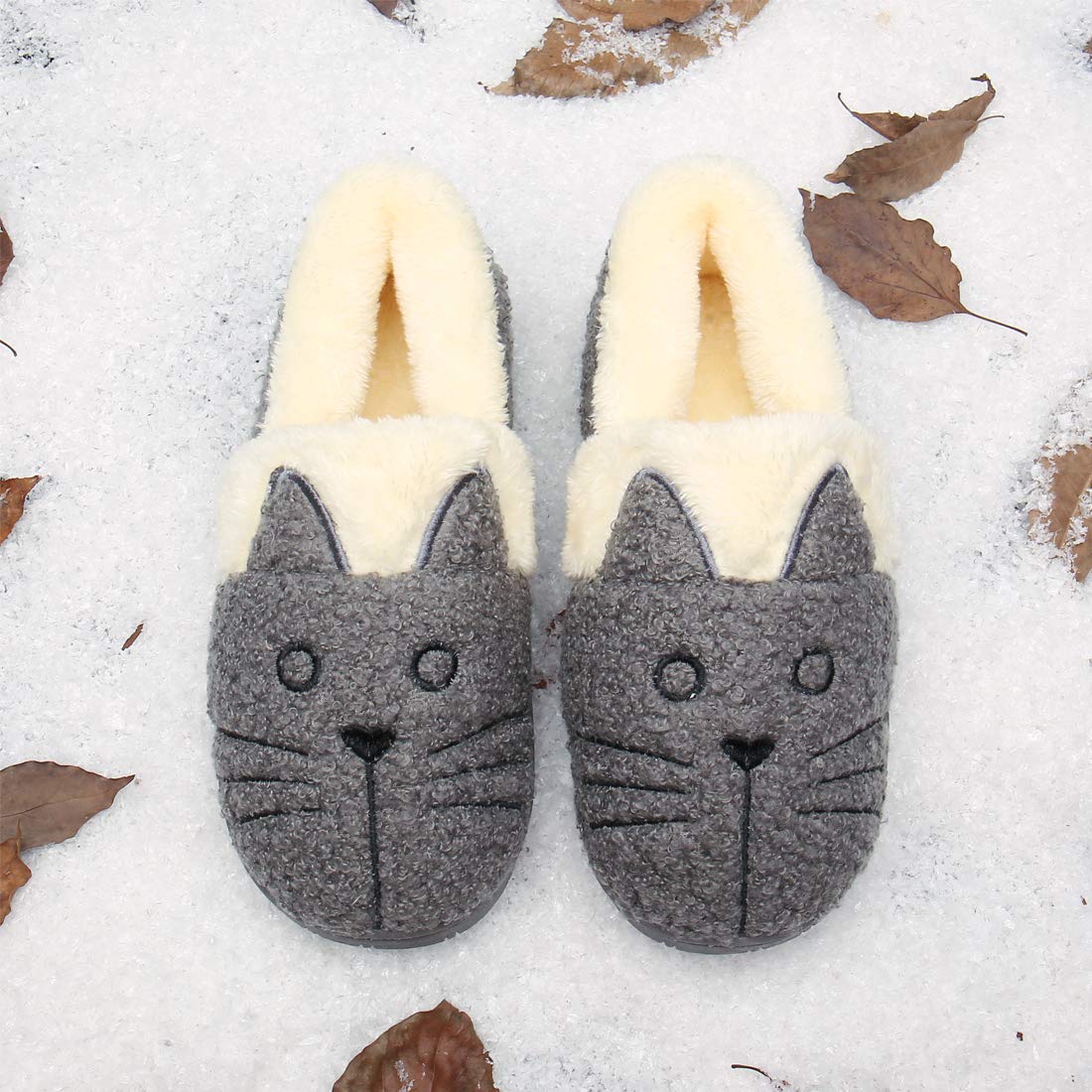 KVbabby Pantofole Bambino Invernali Pantofole Ragazze Ciabatte Bambine Warm Scarpe di Cotone Antiscivolo Interne Slipper Donne Panda Comode