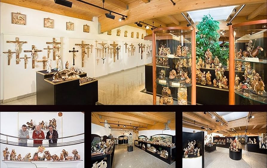 Amazon.co.jp: 創業100年木彫りブランド《レーピ》 クリスマス人形