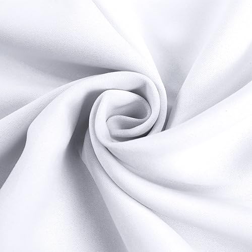 Miniatura 7 de ADOORO Cortinas opacas para dormitorio con línea negra, 100 % opacas, con aislamiento térmico, cortinas largas para sala de estar, tratamiento de