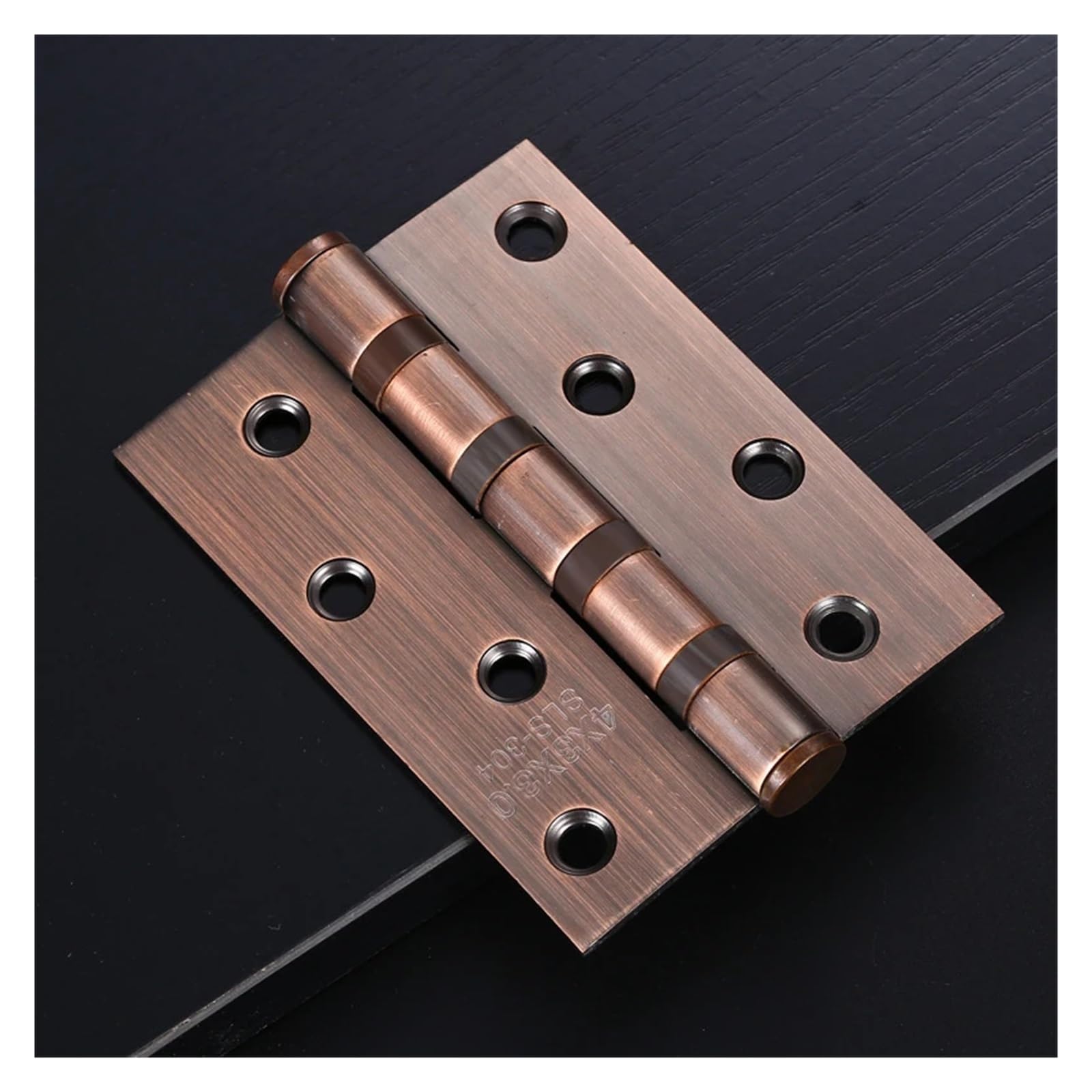 Charnière plate inox anti-rouille pour porte en bois massif pliante 2pcs