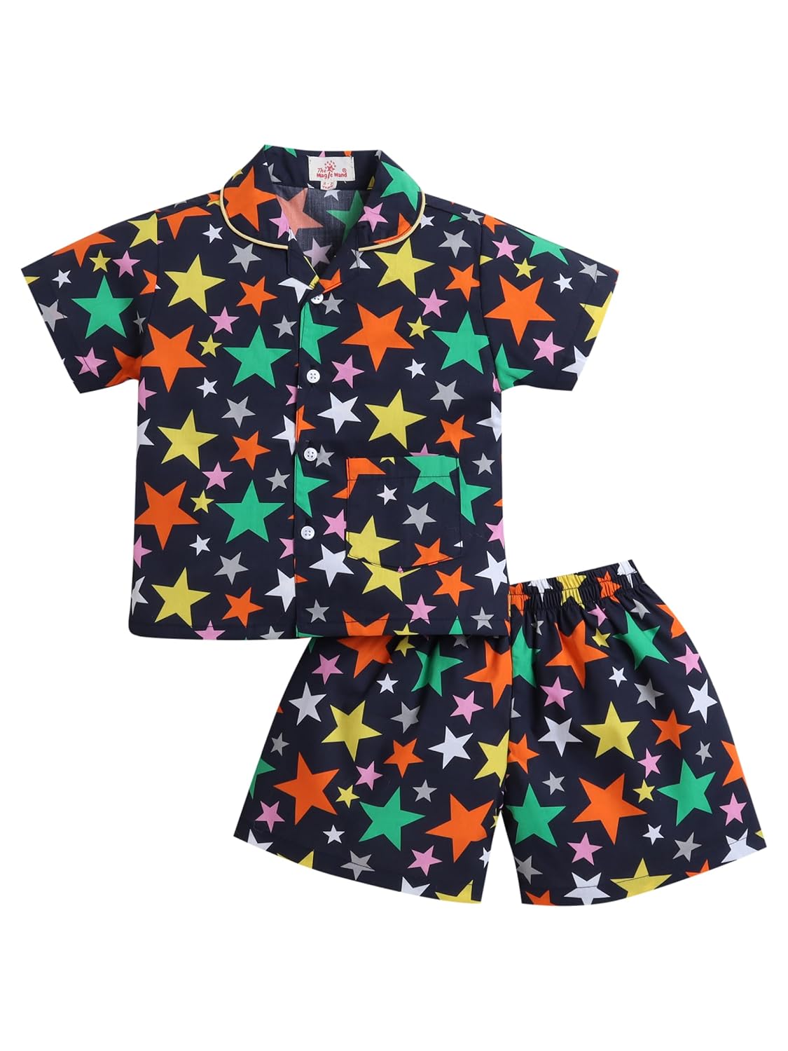 The Magic Wand Cotton Night Suit for Kids Half Sleeves Printed Shirt/Top & Shorts Set Summer Sleepwear Night Dress, Nightw... - Review, Price and Buying Guide