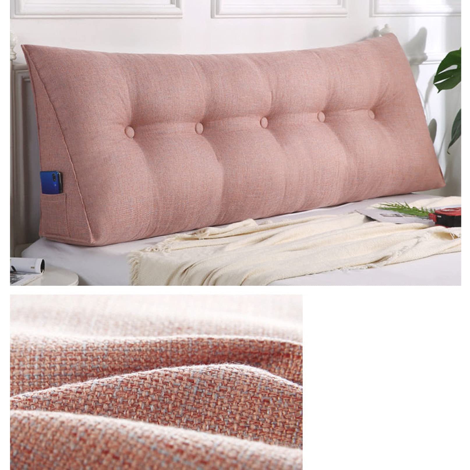 Amazon｜背もたれ クッション 90*50*20cm ベッド 三角クッション 三角