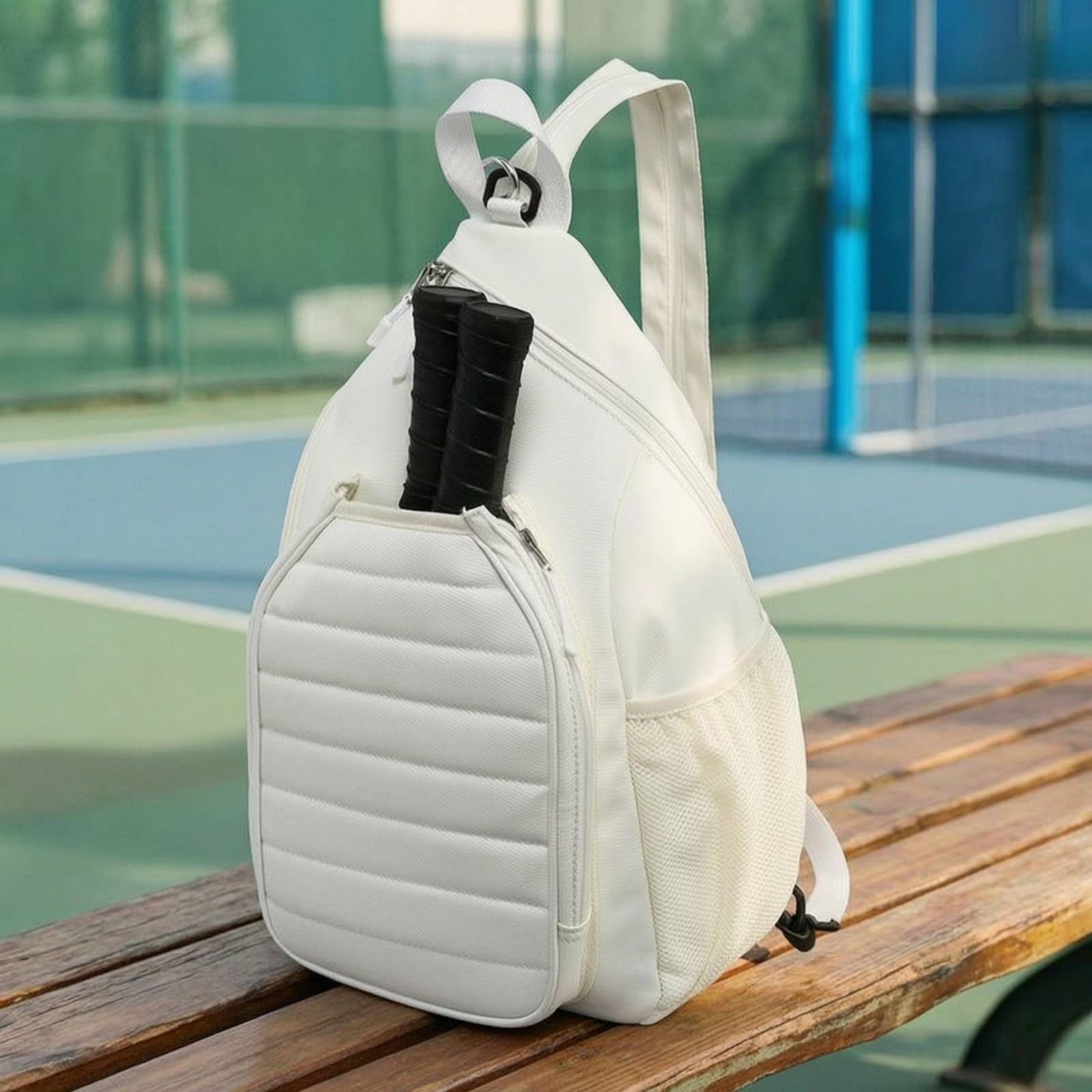 Gralara Zaino per Racchette da Tennis Borsa Sportiva Racchetta Zaino Spalla Borsa Padel con Scomparti per Palline E Accessori Adatto per Palestra Campo Allenamento Viaggio