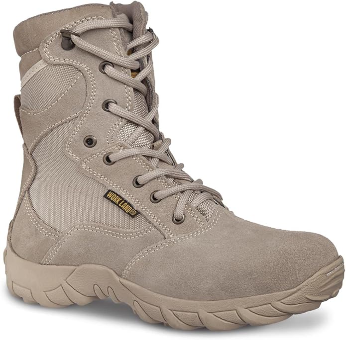 Workland Bota Táctica para Hombre de Seguridad Militar de Trabajo con