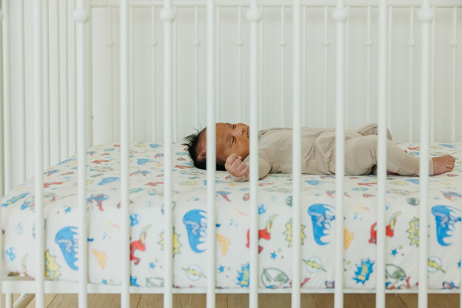 Copper Pearl Premium Strick-Bettlaken für Jungen und Mädchen, atmungsaktiv und weich, Spannbettlaken für Standard-Baby-Matratzen, Kinderbettlaken für Baby-Wunschliste oder Duschgeschenk, Justice
