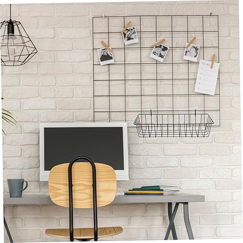 Miniatura 6 de Cesta colgante de hierro, cesta de alambre pequeña, cesta de hierro para cocina, cesta de pared, contenedores de almacenamiento de artículos