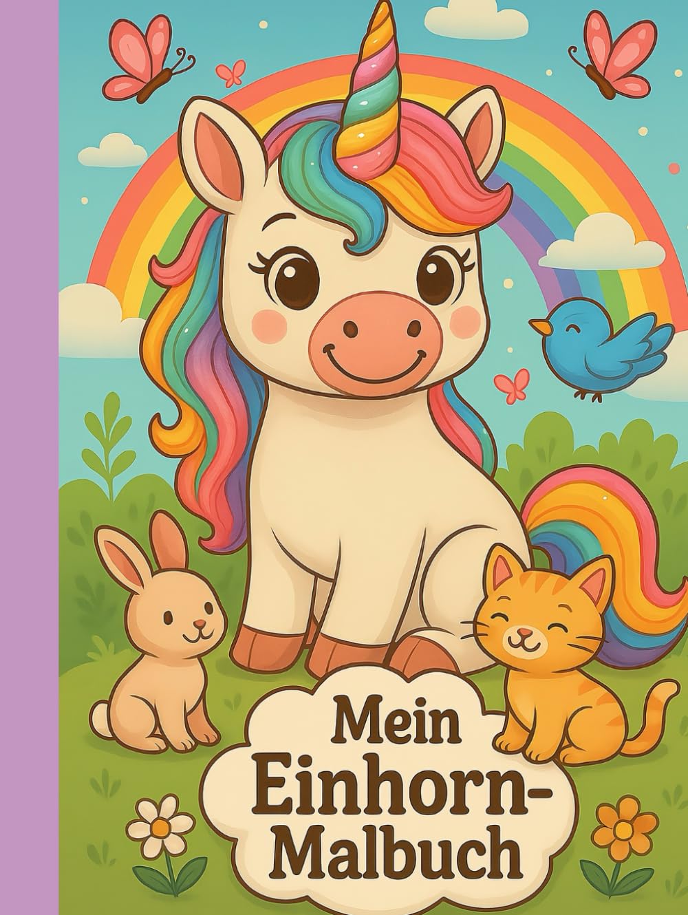 Mein Einhorn Malbuch - Die süßesten Babyeinhörner der Welt