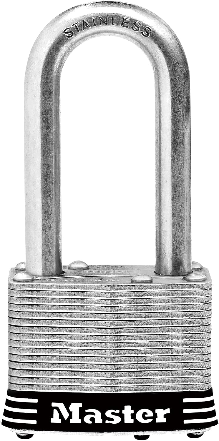 Master Lock 5SSKADLH Padlock, Keyed, Outdoor, Weatherproof, Rustproof ...
