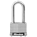 Master Lock 5SSKADLH Padlock, Keyed, Outdoor, Weatherproof, Rustproof, Width 2.0 inches (51 mm), Hanging Height Inner Diameter 2.0 inches (51 mm), Stainless Steel Security